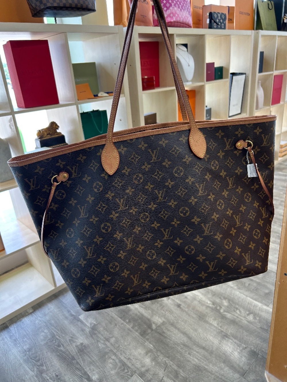 Pre Owned Louis Vuitton Neverfull GM Monogram Tote Bag LV Large Shoulder Bag